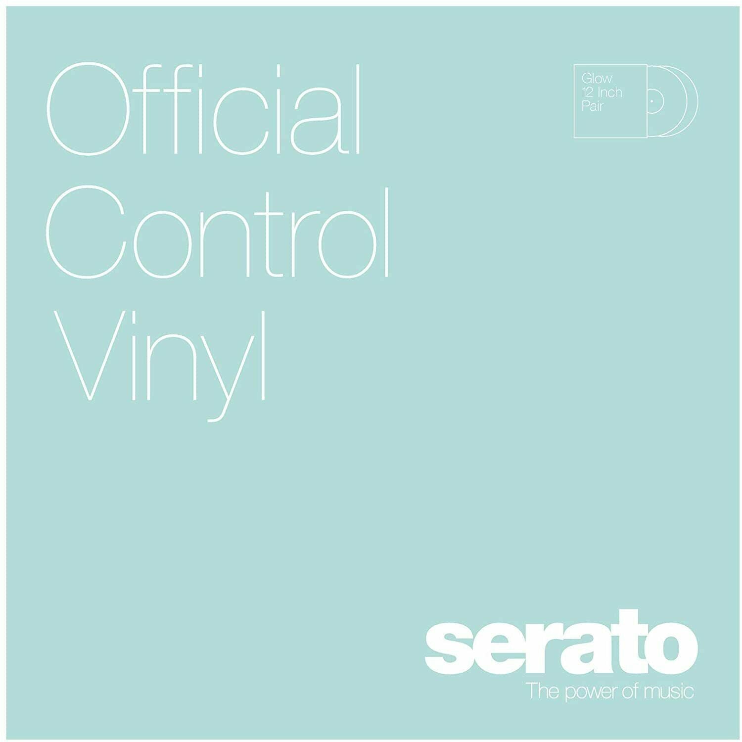 SCV-PS-GID-OV Serato 12" Control Vinyl (Pair/Glow in the Dark) BRAND NEW - TuracellUSA