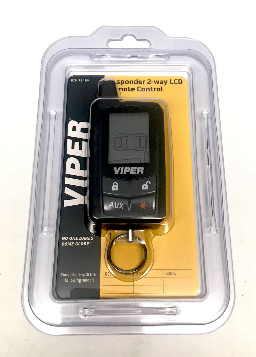 Viper 7345V LCD Replacement Remote for Viper Responder 350 System for 5305V - TuracellUSA