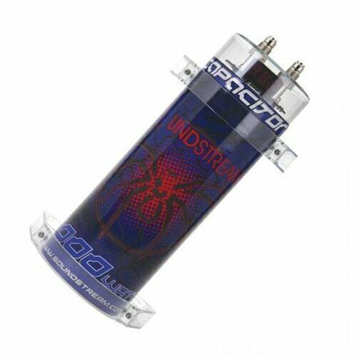 Soundstream SCX1.5 1.5 Farad Capacitor with LED Voltage Display | Red NEW! - TuracellUSA