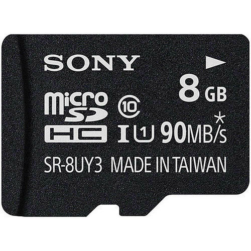 SR8UY3ATQ Sony 8GB UHS-I microSDHC Memory Card NEW - TuracellUSA