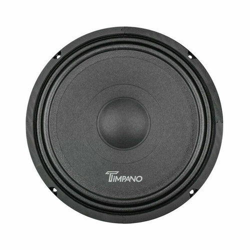 2 Timpano TPT-MB10SLIM 10" 200W RMS 4OHM 400W MAX SHALLOW MOUNT MIDRANGE SPEAKER - TuracellUSA