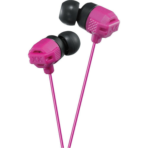 JVC HAFX102 XX Xtreme Bass IE Headphones, Assorted Colors Pink,Red,Violet - TuracellUSA