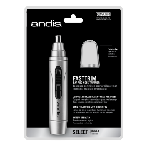 Andis 13540 Fast Trim Personal Cordless Trimmer Nose, Ears, Eyebrows, Travel, - TuracellUSA