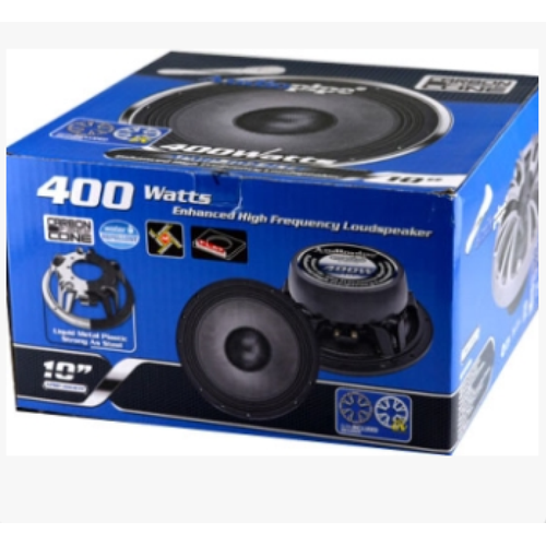 Audiopipe APMP1044CFF 10" Midrange Car Speaker 400W High Frequency Carbon Fiber - TuracellUSA