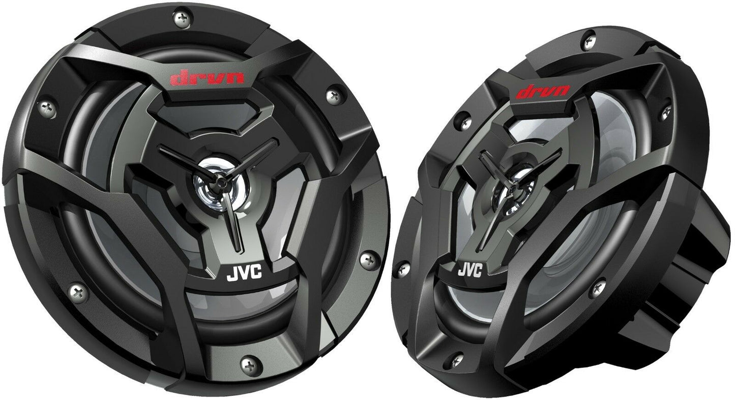 4 JVC CS-DR6200M Pair 6.5" Marine Car Speakers 300 Watts Peak BRAND NEW - TuracellUSA