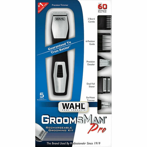 9855-300 Wahl Groomsman Pro Rechargeable Grooming Kit Genuine BRAND NEW - TuracellUSA