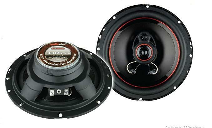 4-Audiopipe CSL-1623AR 6.5" Slim Mount 3-Way Coaxial Speakers 330w Max /165w Rms - TuracellUSA