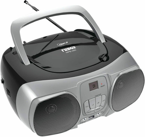 NPB260 NAXA MP3/CD Boombox with USB Player - USED No Box - TuracellUSA