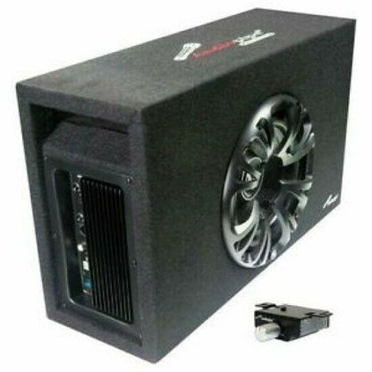 AUDIOPIPE APMINIB800A Single 8" Amplified Ported Bass Enclosure 800 Watts 4ohms - TuracellUSA