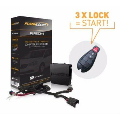 Flashlogic Remote Start for 2011 Dodge Durango PTS 8 Cyl w/Plug And Play Harness - TuracellUSA