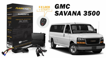 Flashlogic Remote Start for 2008 GMC Savana 3500 V8 w/Plug & Play Harness - TuracellUSA