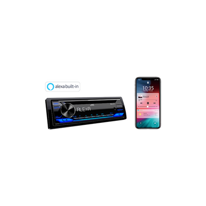 JVC KD-T915BTS CD Receiver W/Bluetooth Alexa And Pandora FM-AM Spotify, Sirius - TuracellUSA