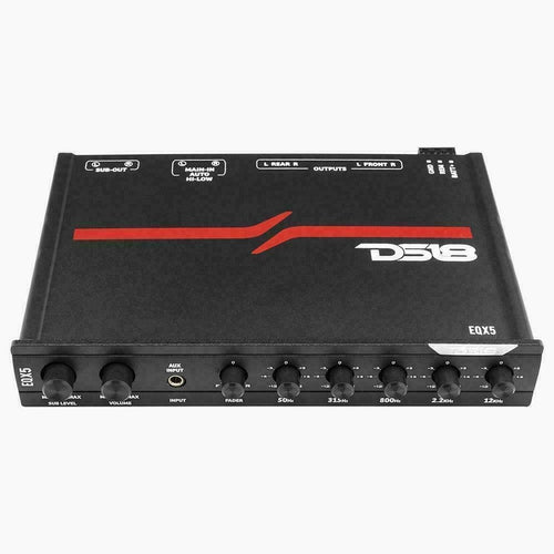 DD-EQX5 DS18 High Volt 5 Band Equalizer With High Levels Input 2K OHMS NEW!!!! - TuracellUSA