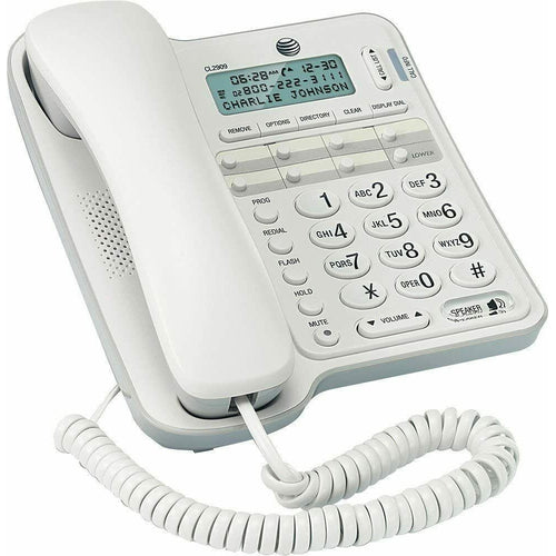 CL2909 AT&T One-Line Corded Speakerphone, White BRAND NEW - TuracellUSA