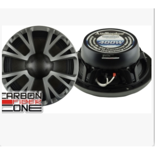 Audiopipe APMP1044CFF 10" Midrange Car Speaker 400W High Frequency Carbon Fiber - TuracellUSA