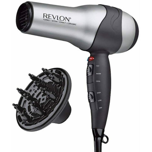 RV473CP Revlon 1875W Volumizing Turbo Hair Dryer NEW - TuracellUSA