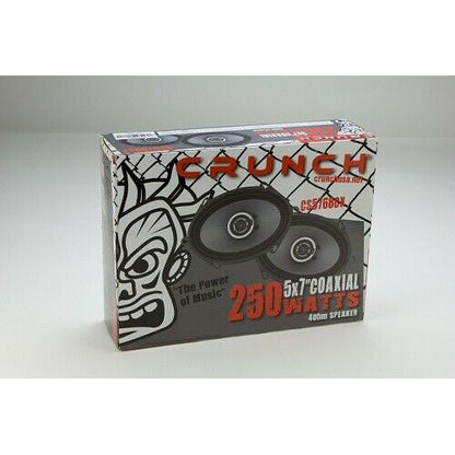 CRUNCH CS5768CX 5" x 7" OR 6" x 8" 2-WAY CAR AUDIO COAXIAL SPEAKERS (PAIR) NEW! - TuracellUSA