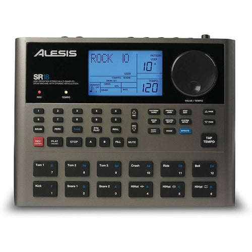 SR18 ALESIS Studio-Grade Standalone Drum Machine NEW - TuracellUSA