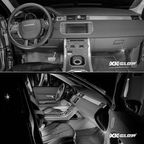 XKGLOW WHITE 4pcs 36 LED Waterproof Three Mode Neon light Kit for Car Interior - TuracellUSA