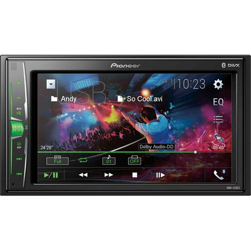 AVH-220EX Pioneer Multimedia DVD Receiver with 6.2" WVGA Clear Resistive Display - TuracellUSA