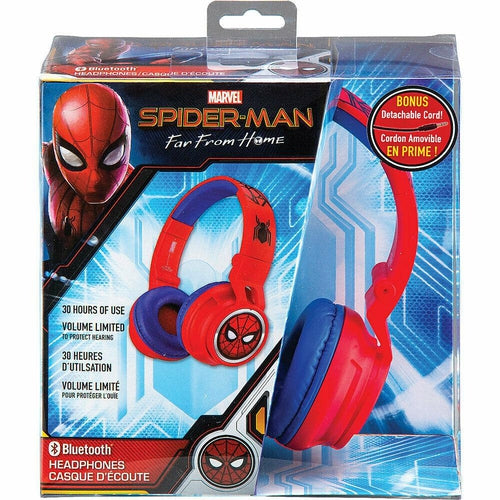 SMB50V8 KID DESIGNS Marvel Spider-Man Homecoming eKids Bluetooth Headphones NEW - TuracellUSA