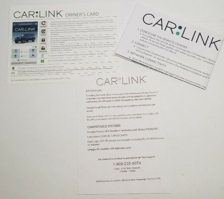 Code Alarm ASCL6 CarLink- Add On Smartphone Control Module Through App - TuracellUSA