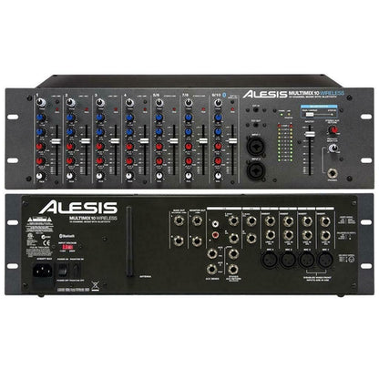 Alesis MULTIMIX10WIRELE 10-Channel Rackmount Mixer w/Bluetooth Wireless New! - TuracellUSA