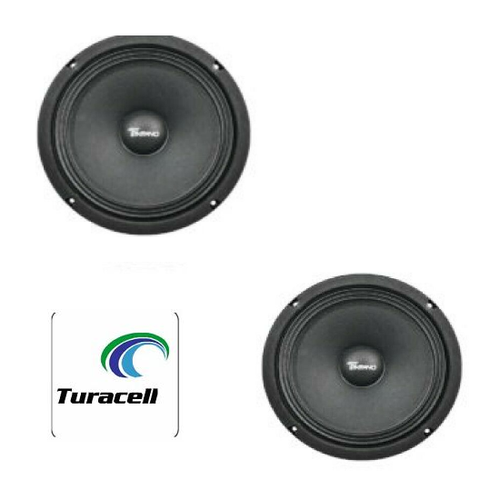 2 - TIMPANO TPTMD8 Mid Range Mid Bass Loud Speaker 8" 8 Ohm 260 Watts Peak PAIR - TuracellUSA