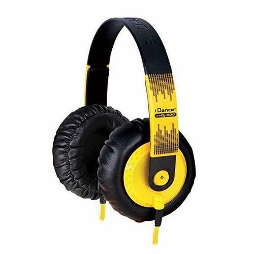 iDance SEDJ600 Yellow performance headphones for MP3 players, iPods, & iPhones - TuracellUSA