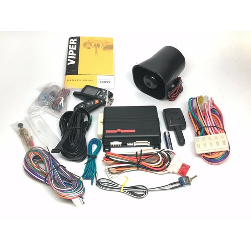 Viper 5305V Alarm & Remote Starter + iDATALINK ADSALCA Package 1/4 Mile LCD - TuracellUSA