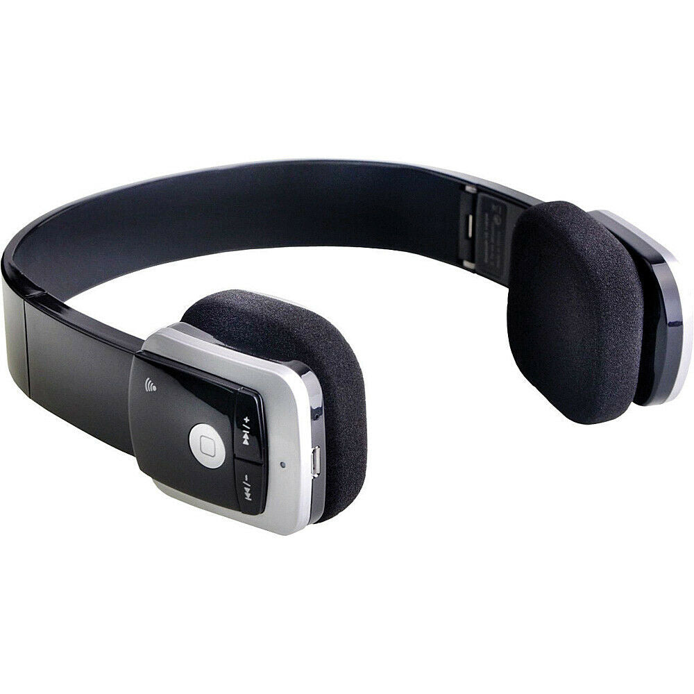 Azeca BTH011BK Stereo Bluetooth NFC Headset, Black - TuracellUSA