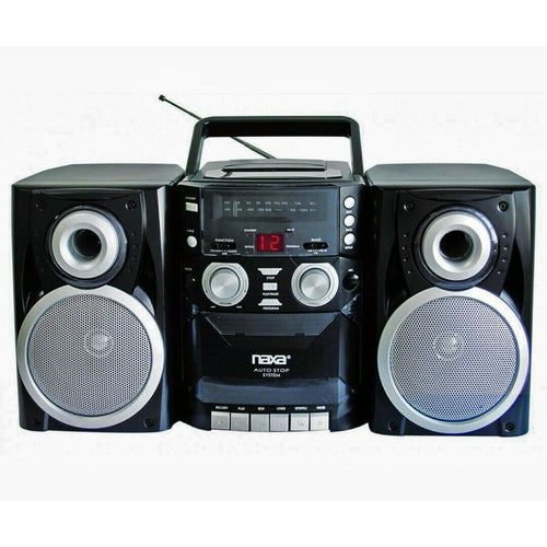 NPB426 NAXA Portable CD Player with AM/FM Stereo Radio/Recorder NEW - TuracellUSA
