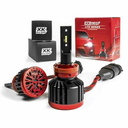XKGLOW H11 / H8 / H9 LITE Series LED Headlight Conversion Kit - Replacement Head - TuracellUSA