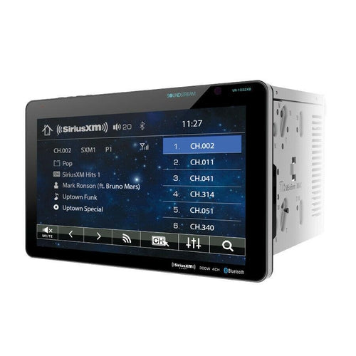 Soundstream VR-1032XB 2 Din Detachable 10.3" DVD/CD/SD Player Bluetooth SiriusXM - TuracellUSA