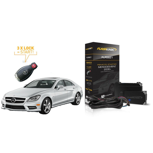 Flashlogic Remote Start for Mercedes Benz 2006-2013 3X & FLRSBA WIth Power Hrnss - TuracellUSA