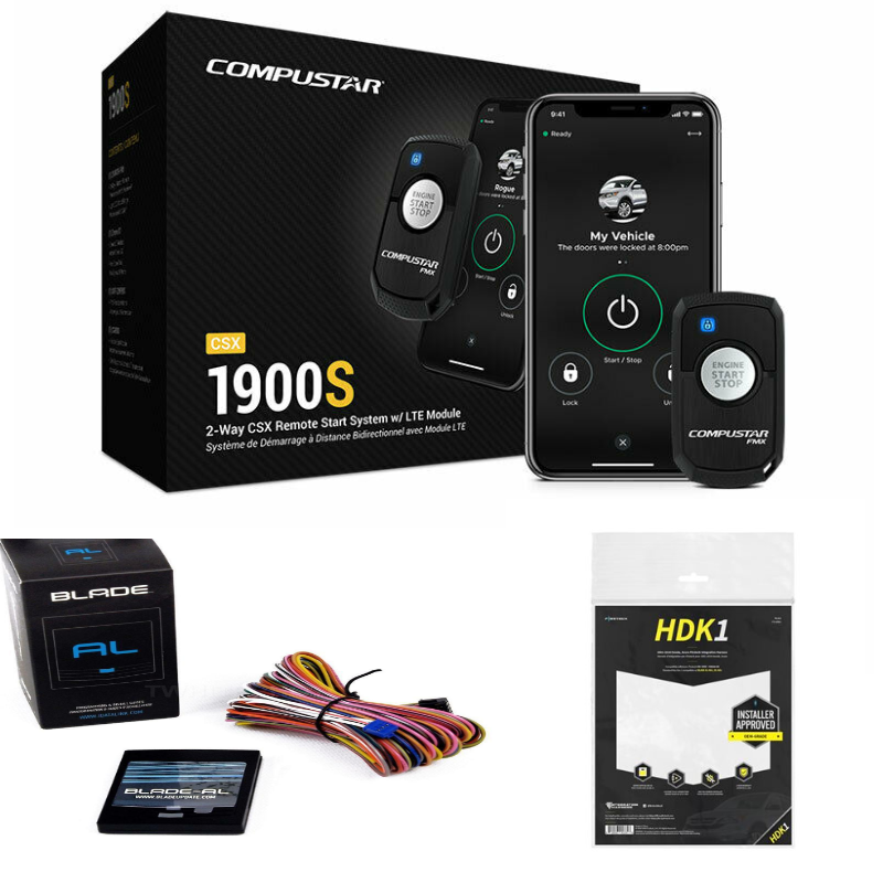 Compustar CSX1900-S 2-Way Remote Start System W/LTE Module w/ Drone X1 (CM900) - TuracellUSA