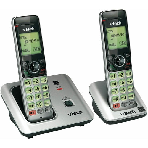 CS66192 VTECH DECT 6.0 CORDLESS PHONE WITH 2 HANDSETS NEW - TuracellUSA