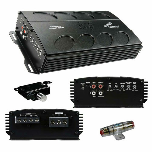Audiopipe APMN-1300 1000W Monoblock Mini Amplifier Class D Car Audio Bass Knob - TuracellUSA