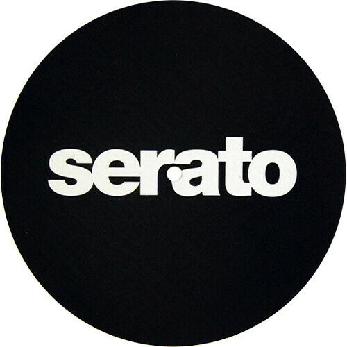 OSA-SM-BLK-B7 7" Serato Butter Rug Slipmat (Black w/White letter) BRAND NEW - TuracellUSA