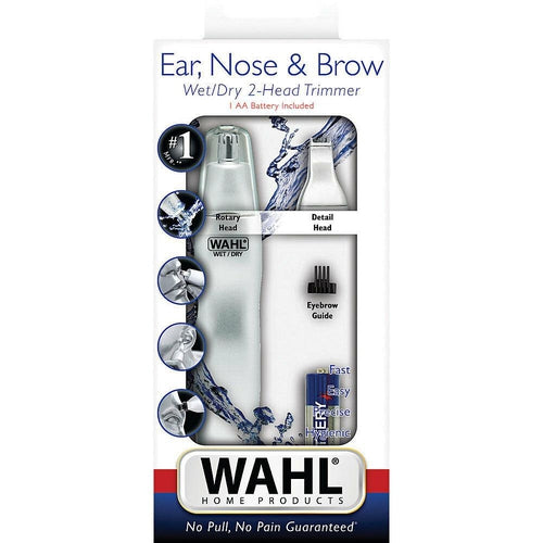 5545-506 Wahl Wet Dry Dual Head Ear Nose and Brow Trimmer FAST SHIPPING. - TuracellUSA