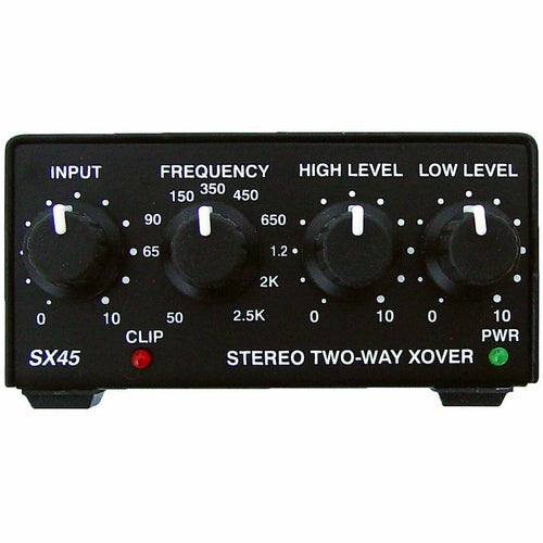 Rolls SX45 Stereo Two-Way Mini Crossover w/Sub Output - TuracellUSA