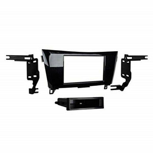 Metra 99-7622HG Radio Kit For Nissan Rogue 2014-Up 1/2 DIN High Gloss Black - TuracellUSA