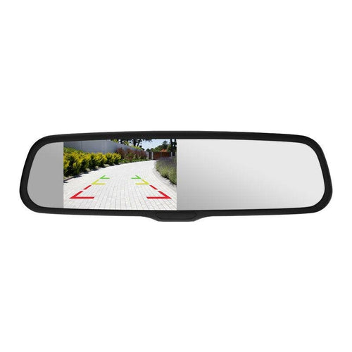 Momento R1 Car Rear View Mirror with 4.3" LCD Screen Dual Camera Inputs MR1000 - TuracellUSA