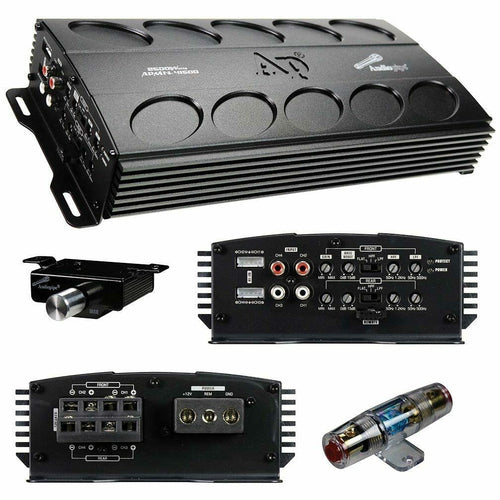 AUDIOPIPE APMN-4150D Mini 4 Channel Car Motorcycle Amplifier 2500W 4CH Micro Amp - TuracellUSA