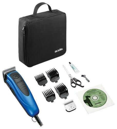 Andis 60130 Easy Clip Versa 11 Piece Pet Grooming Kit PRO MOTOR NEW BLUE!!