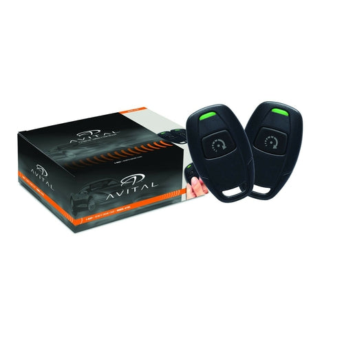 Avital 4115L 1-Button Remote Start with Unlocking (2) 1-Button Remotes D2D NEW - TuracellUSA