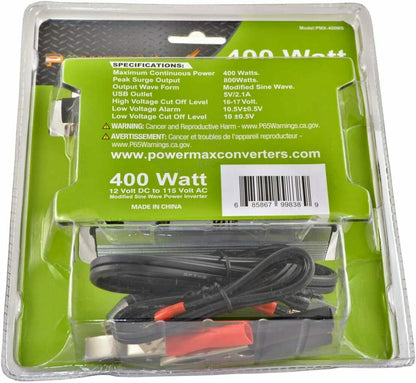 PMX400MS Powermax Power Inverter 400W NEW - TuracellUSA
