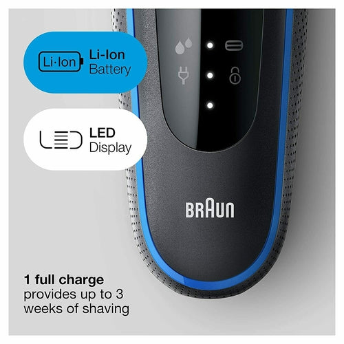 5020S BRAUN Electric Shaver with Beard Trimmer, Rechargeable, Wet & Dry Foil NEW - TuracellUSA