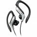 JVC Haeb75S Sport Clip Headphone Silver, Earbuds, In-Ear NEW! FAST SHIPPING - TuracellUSA