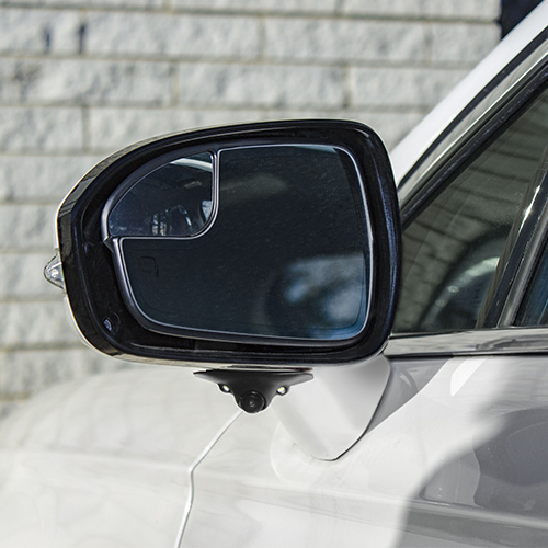 Audiovox ACABSC2 Blind Spot Side View Mirror Camera W/ Led's, 1/3" Cmos High-Res - TuracellUSA